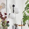Gastor globe light, wall light white, 3-light sources