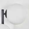 Gastor globe light, wall light white, 3-light sources