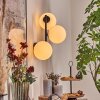 Gastor globe light, wall light white, 3-light sources