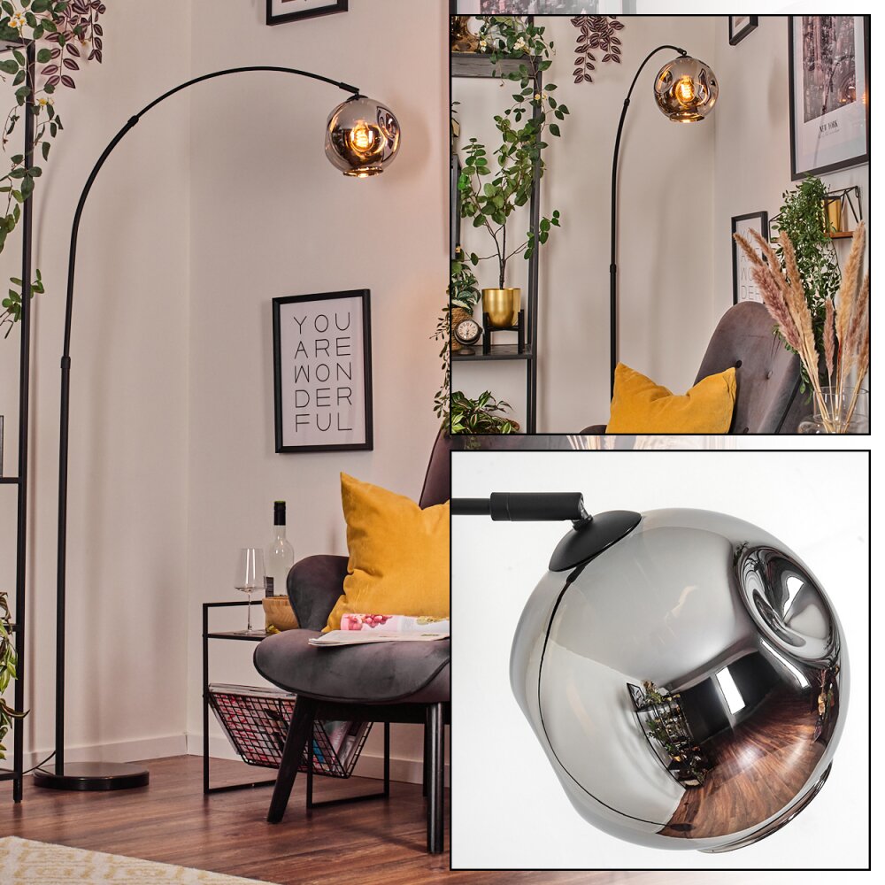 Ripoll floor lamp black, 1-light source main product photo