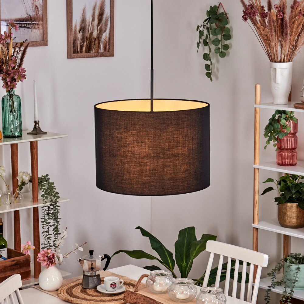 Bassagoda hanging light, pendant light black, white, 1-light source main product photo