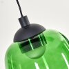 Moyrourkan hanging light, pendant light, Cluster pendant lamp LED blue, green, clear, orange, Smoke-coloured, 1-light source