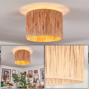 Granja ceiling light Ecru, 1-light source