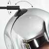 Ripoll floor lamp black, 1-light source