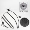 Ripoll floor lamp black, 1-light source