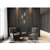 Lucide ORLANDO Pendant light grey, rust-coloured, 3-light sources