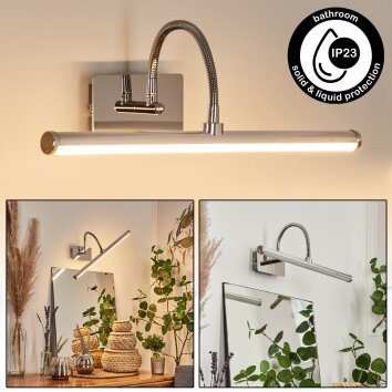 MORGES mirror light LED chrome, 1-light source