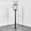 Tieva path light black, silver, 1-light source