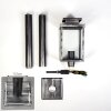 Tieva path light black, silver, 1-light source