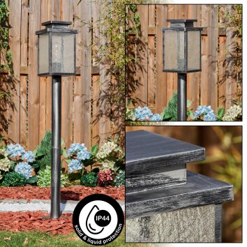 Tieva path light black, silver, 1-light source