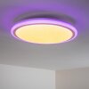 BERMEO Ceiling Light LED white, 2-light sources, Remote control, Colour changer