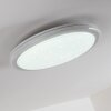 BERMEO Ceiling Light LED white, 2-light sources, Remote control, Colour changer