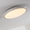 BERMEO Ceiling Light LED white, 2-light sources, Remote control, Colour changer