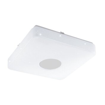 Eglo VOLTAGO 2 ceiling light LED Crystal optics, white, 1-light source, Remote control