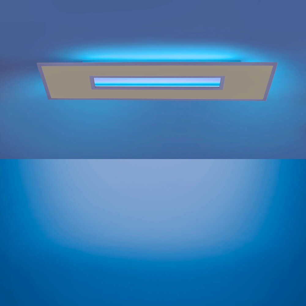 Leuchten-Direkt RECESS Ceiling Light LED white, 2-light sources, Remote control, Colour changer