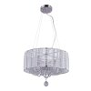 Globo RADAR Pendant Light chrome, 4-light sources