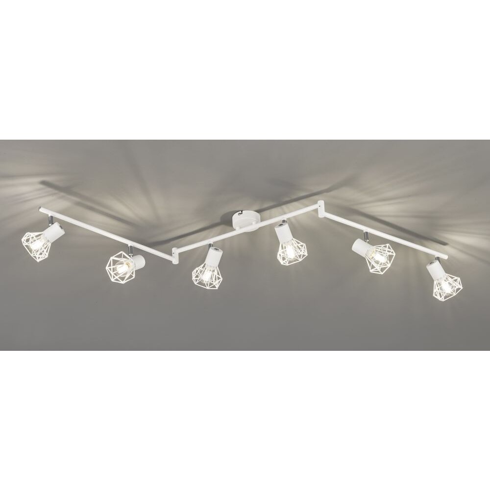 Ceiling Light Fischer & Honsel Ran white, 6-light sources