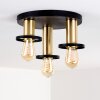 Alvesta Ceiling Light gold, brass, black, 3-light sources