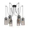 Eglo ROCCAMENA Pendant Light copper, black, 6-light sources