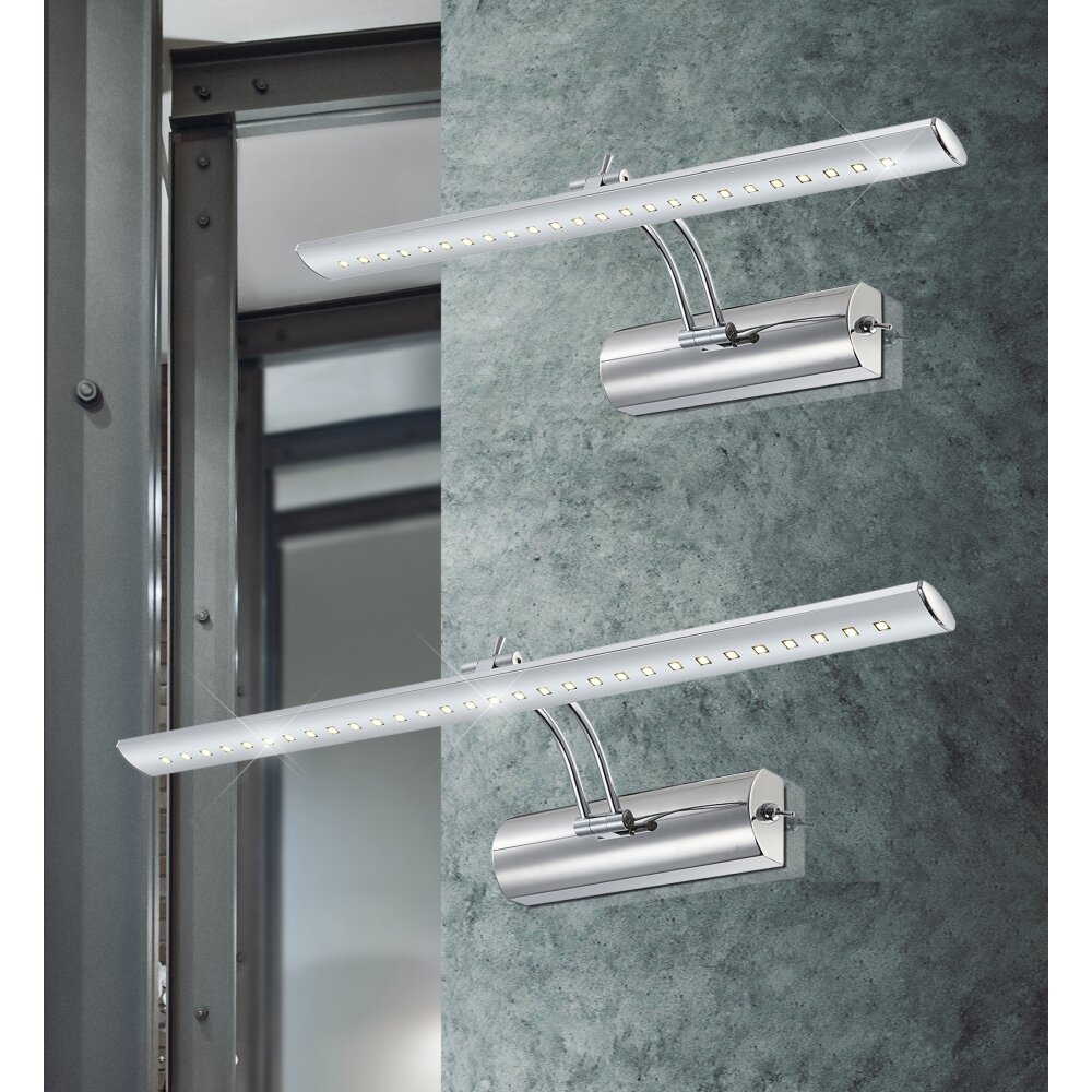 Globo Picture I display light LED chrome, 1-light source