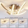 Aranu Ceiling Light LED matt nickel, 4-light sources