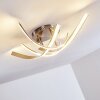 Aranu Ceiling Light LED matt nickel, 4-light sources