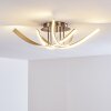 Aranu Ceiling Light LED matt nickel, 4-light sources