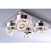 Leuchten Direkt Tim Ceiling Light LED chrome, 8-light sources