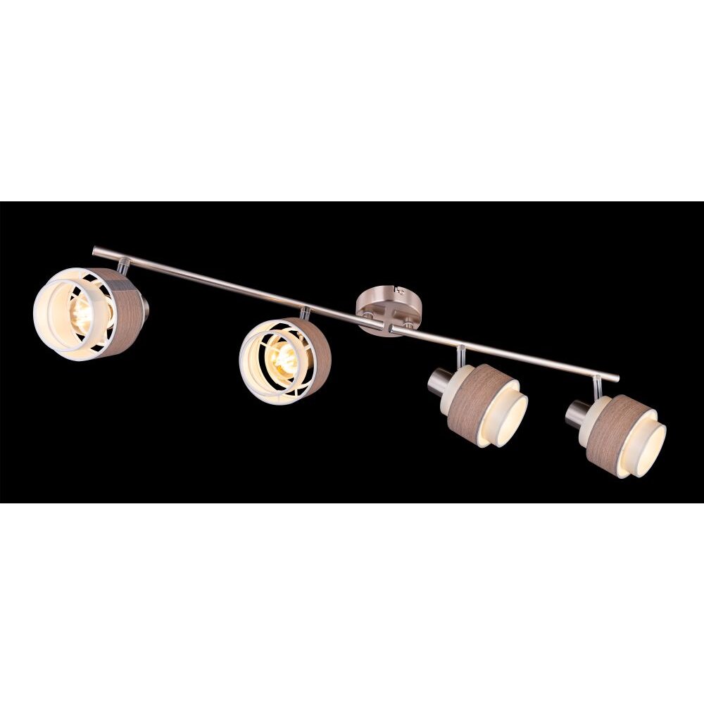 Spotlight Globo ASHGAAN matt nickel, 4-light sources