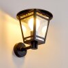 SIERA outdoor wall light black, 1-light source