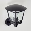 SIERA outdoor wall light black, 1-light source