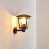 SIERA outdoor wall light black, 1-light source