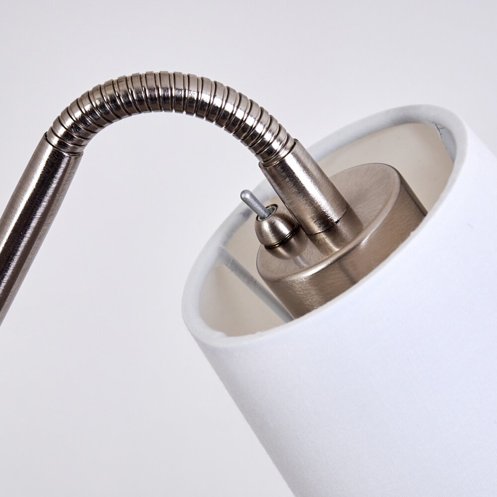 GUNSTOCK Floor Lamp polished nickel, 2-light sources