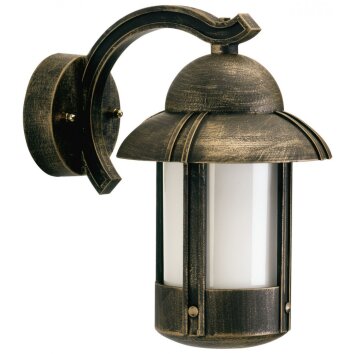 Albert 841 outdoor wall light brown, brass, 1-light source