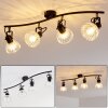 Bohemia Ceiling Light black, 4-light sources