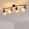 Bohemia Ceiling Light black, 4-light sources