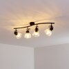 Bohemia Ceiling Light black, 4-light sources