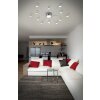 Trio-Leuchten Bodrum Ceiling Light LED chrome, 12-light sources, Remote control