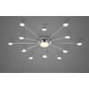 Trio-Leuchten Bodrum Ceiling Light LED chrome, 12-light sources, Remote control