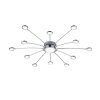 Trio-Leuchten Bodrum Ceiling Light LED chrome, 12-light sources, Remote control