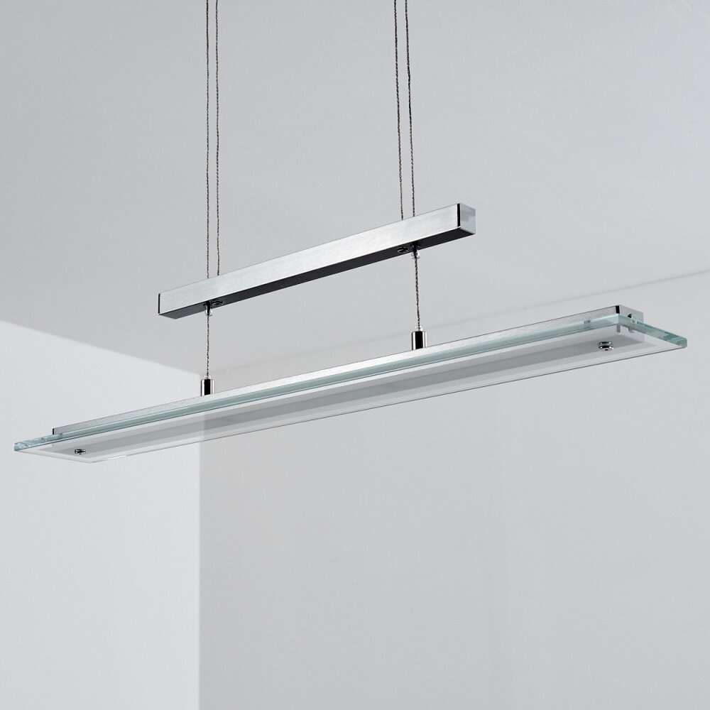 Junsele Pendant Light LED matt nickel, 3-light sources
