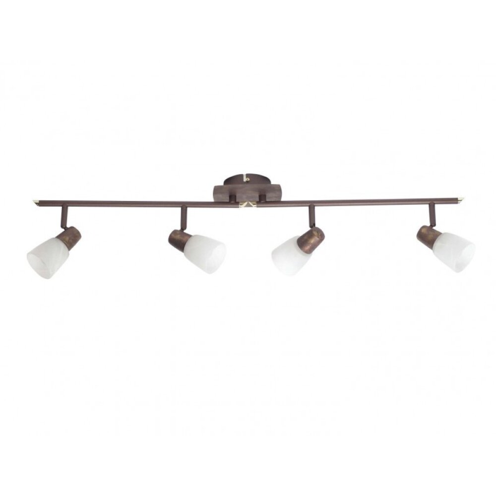Brilliant MILOS Spotlight copper, 4-light sources
