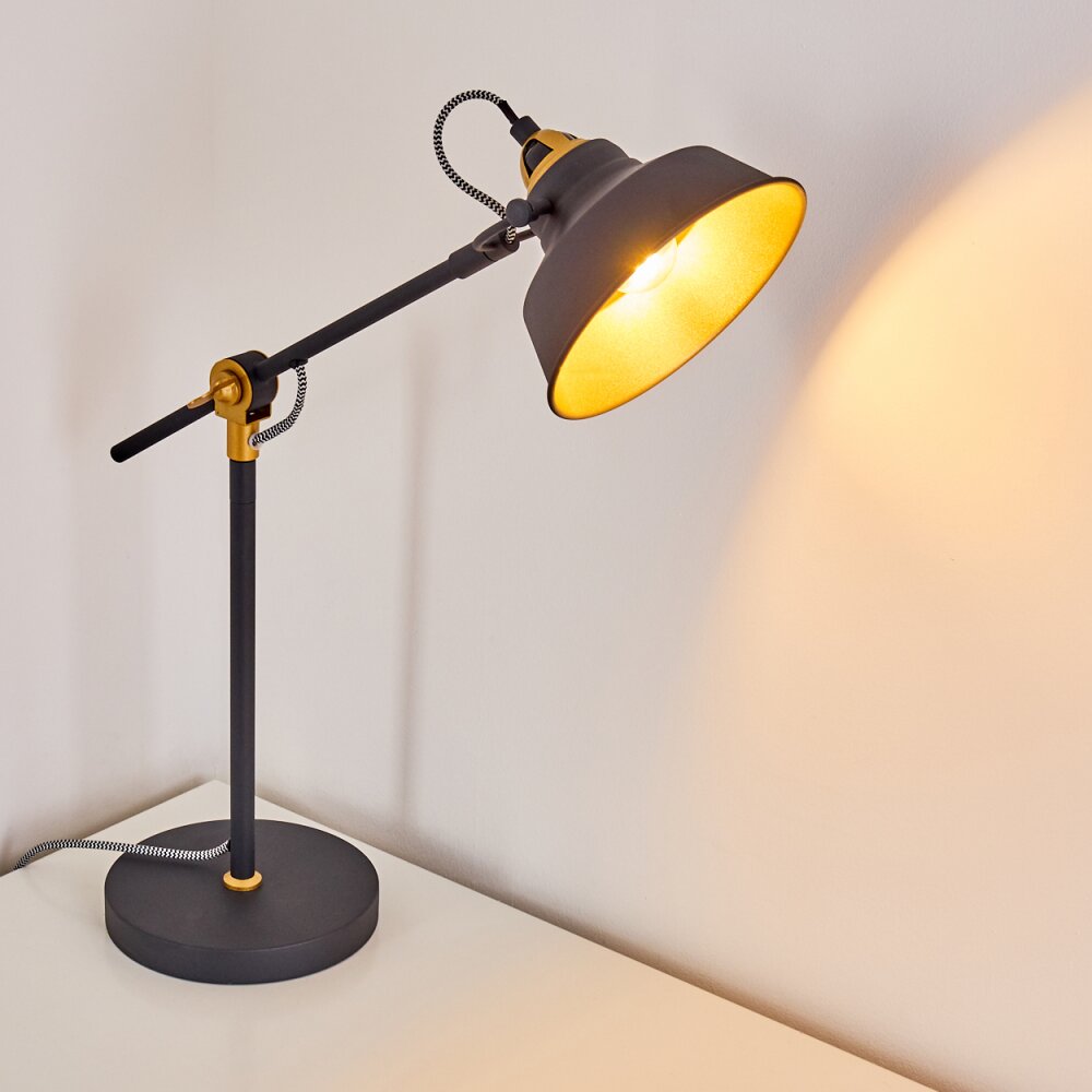 Luven Table Lamp black, 1-light source, Remote control
