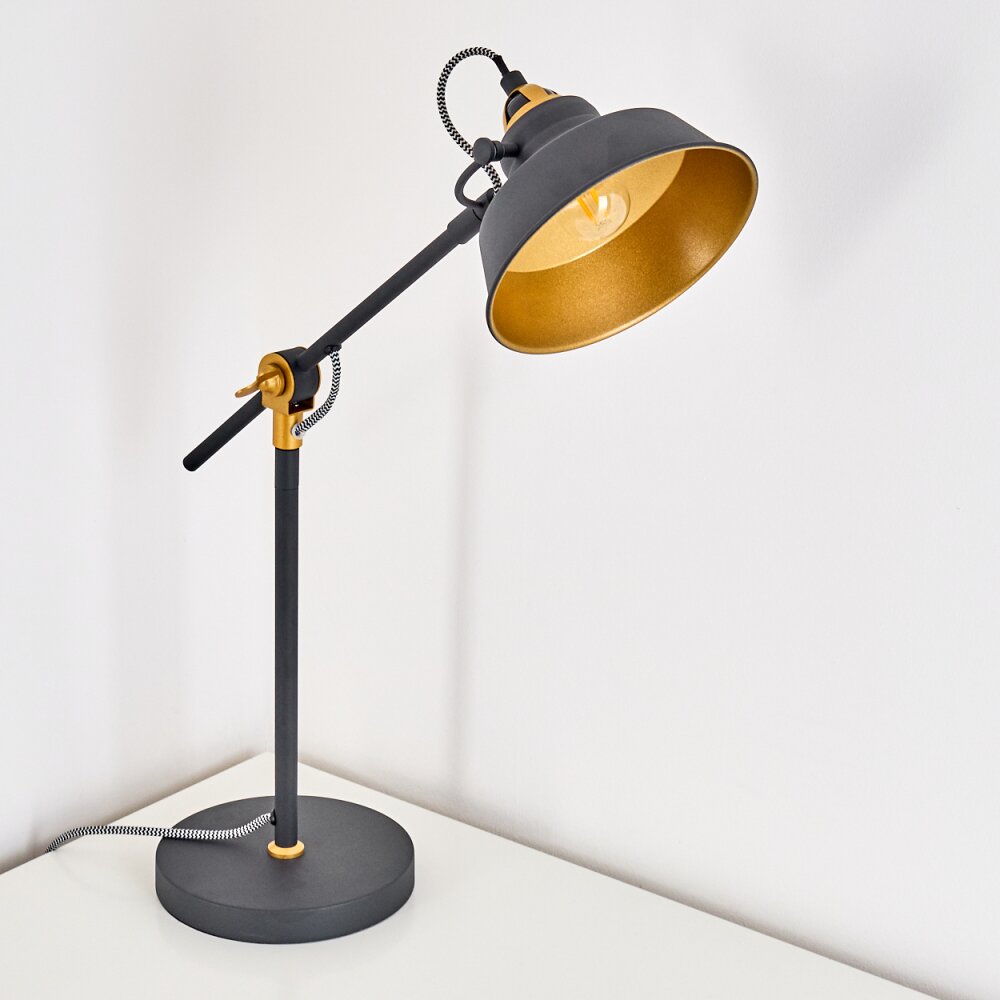 Luven Table Lamp black, 1-light source, Remote control