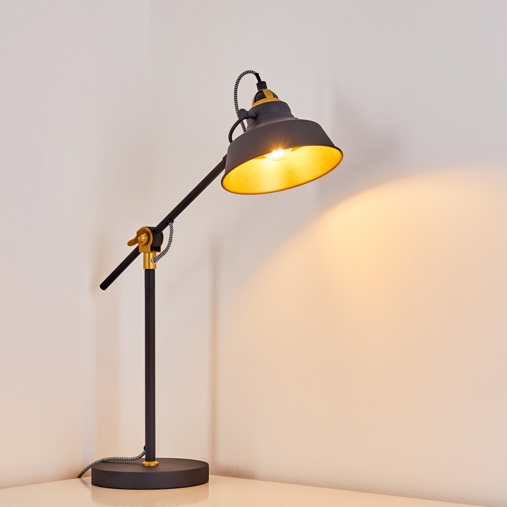 Luven Table Lamp black, 1-light source, Remote control