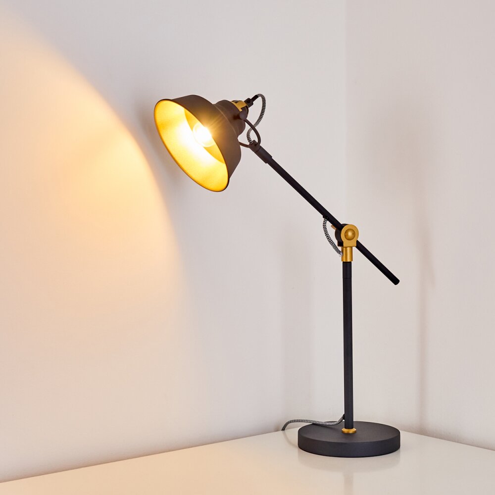 Luven Table Lamp black, 1-light source, Remote control