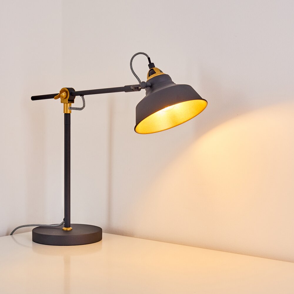 Luven Table Lamp black, 1-light source, Remote control