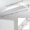 SALMI Ceiling Light LED white, 1-light source