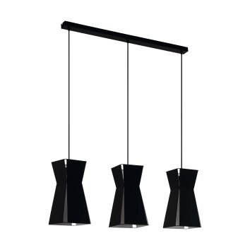 Eglo VALECROSIA Pendant Light black, white, 3-light sources