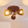 KINZUA Ceiling Light rust-coloured, 3-light sources